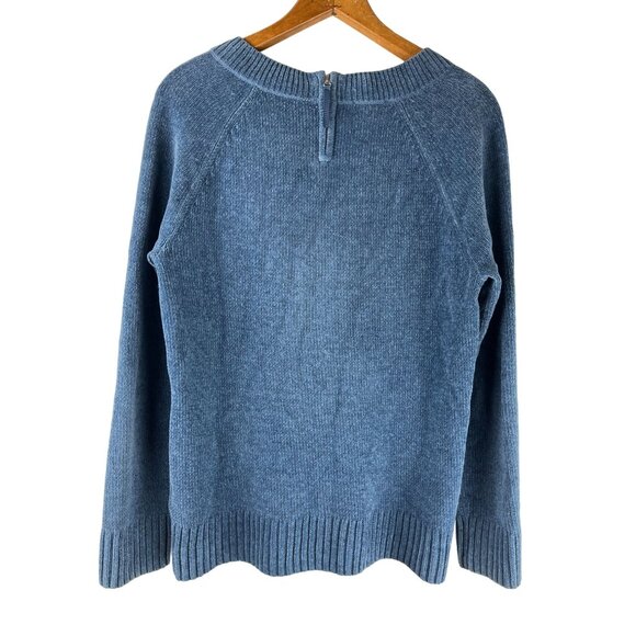 Talbot's Blue Cozy Soft Pullover Sweater, Women's Size Medium - Picture 2 of 7